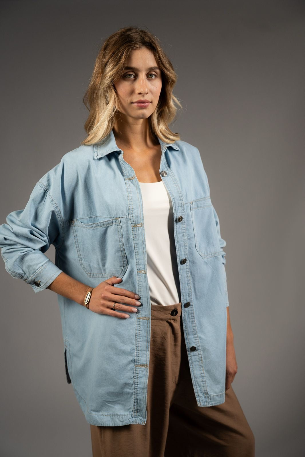 Light denim shirt