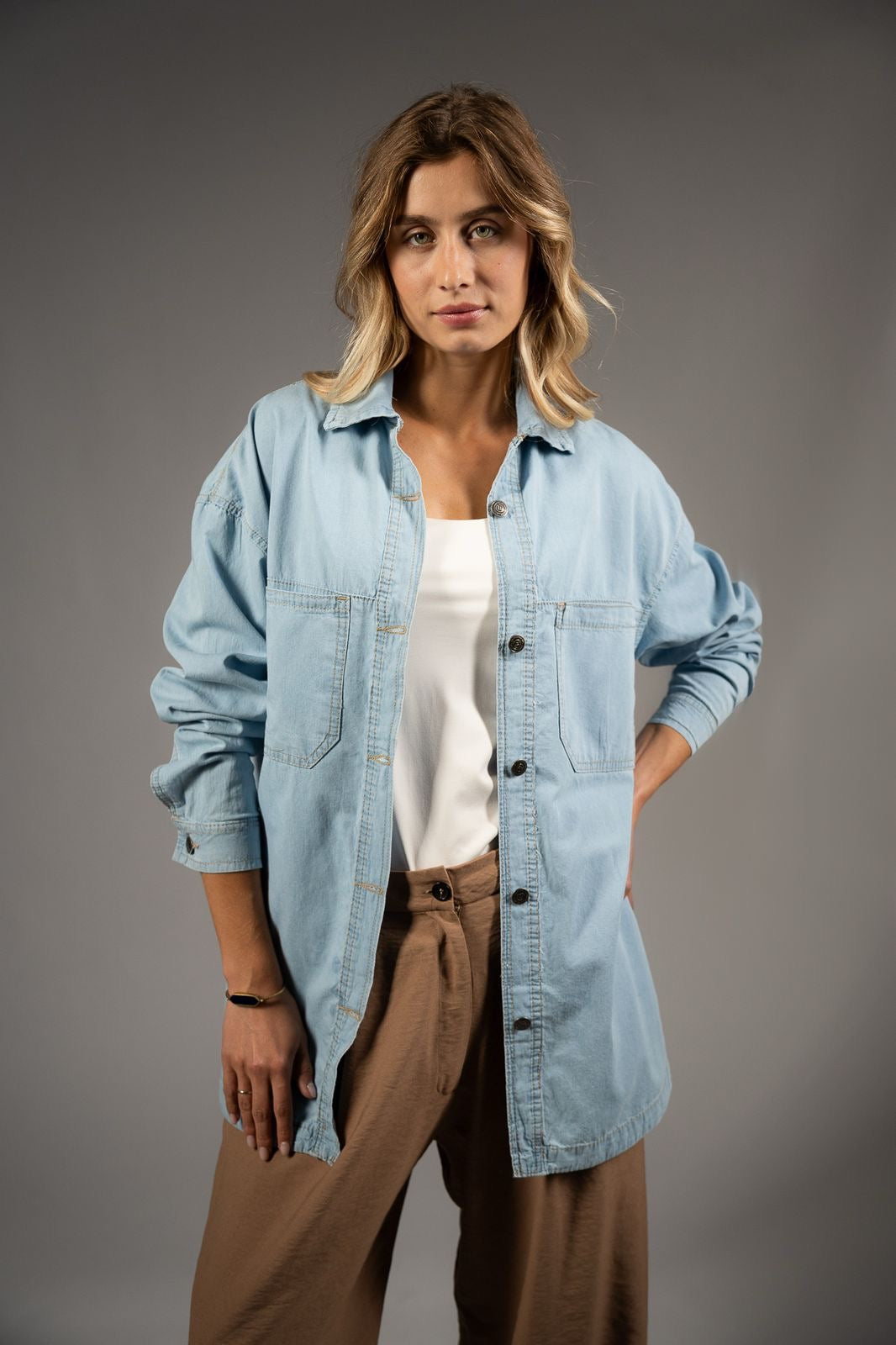 Light denim shirt