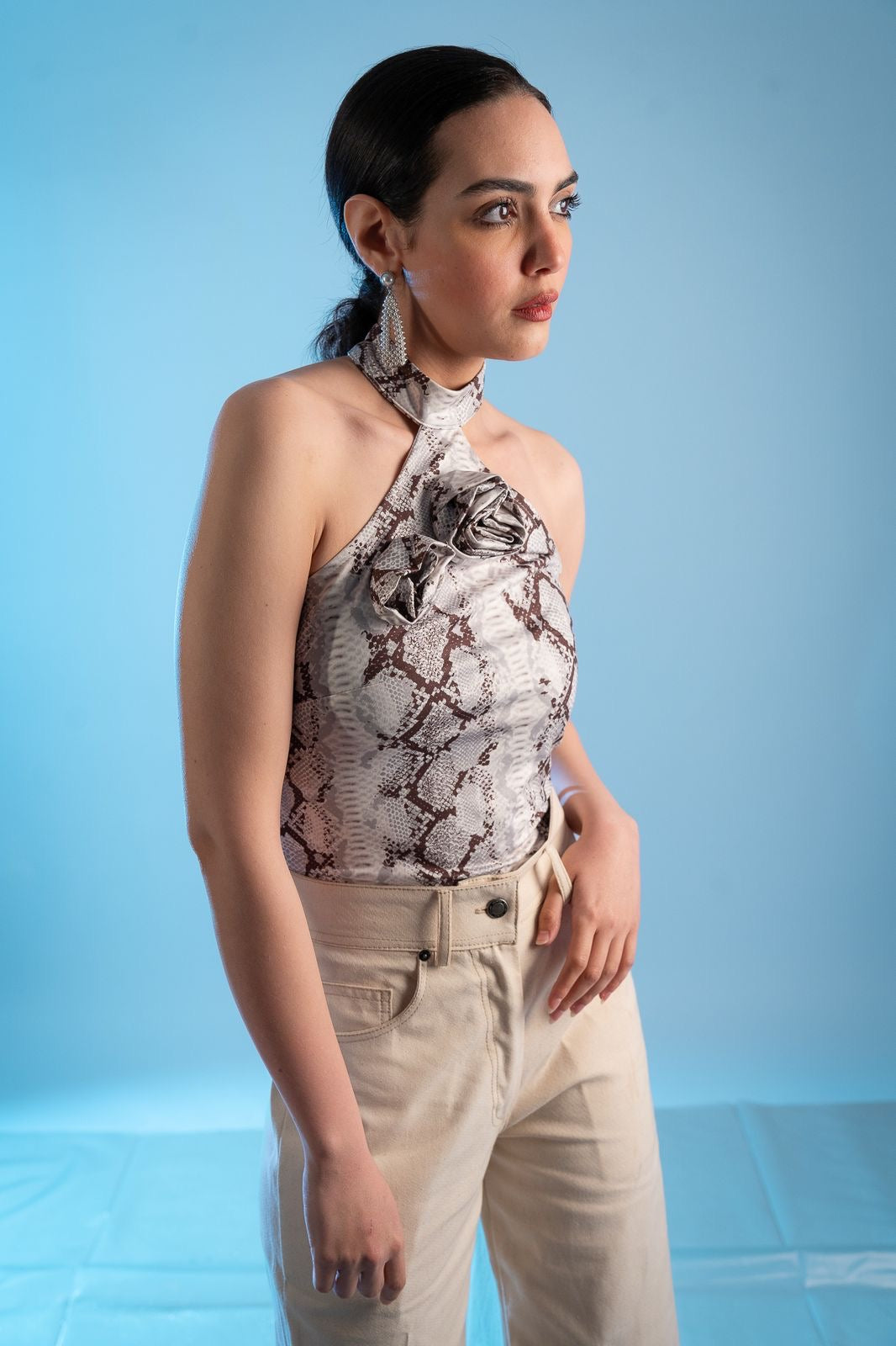 Flower bodysuit