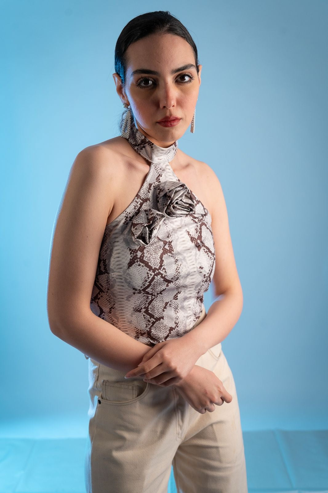 Flower bodysuit
