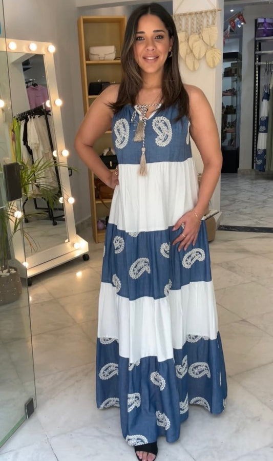 Maxi layered dress