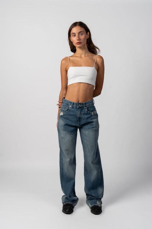 Wide-leg jeans