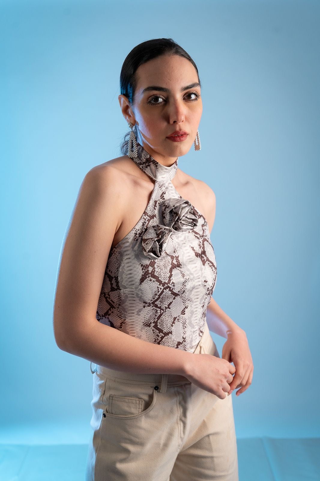 Flower bodysuit