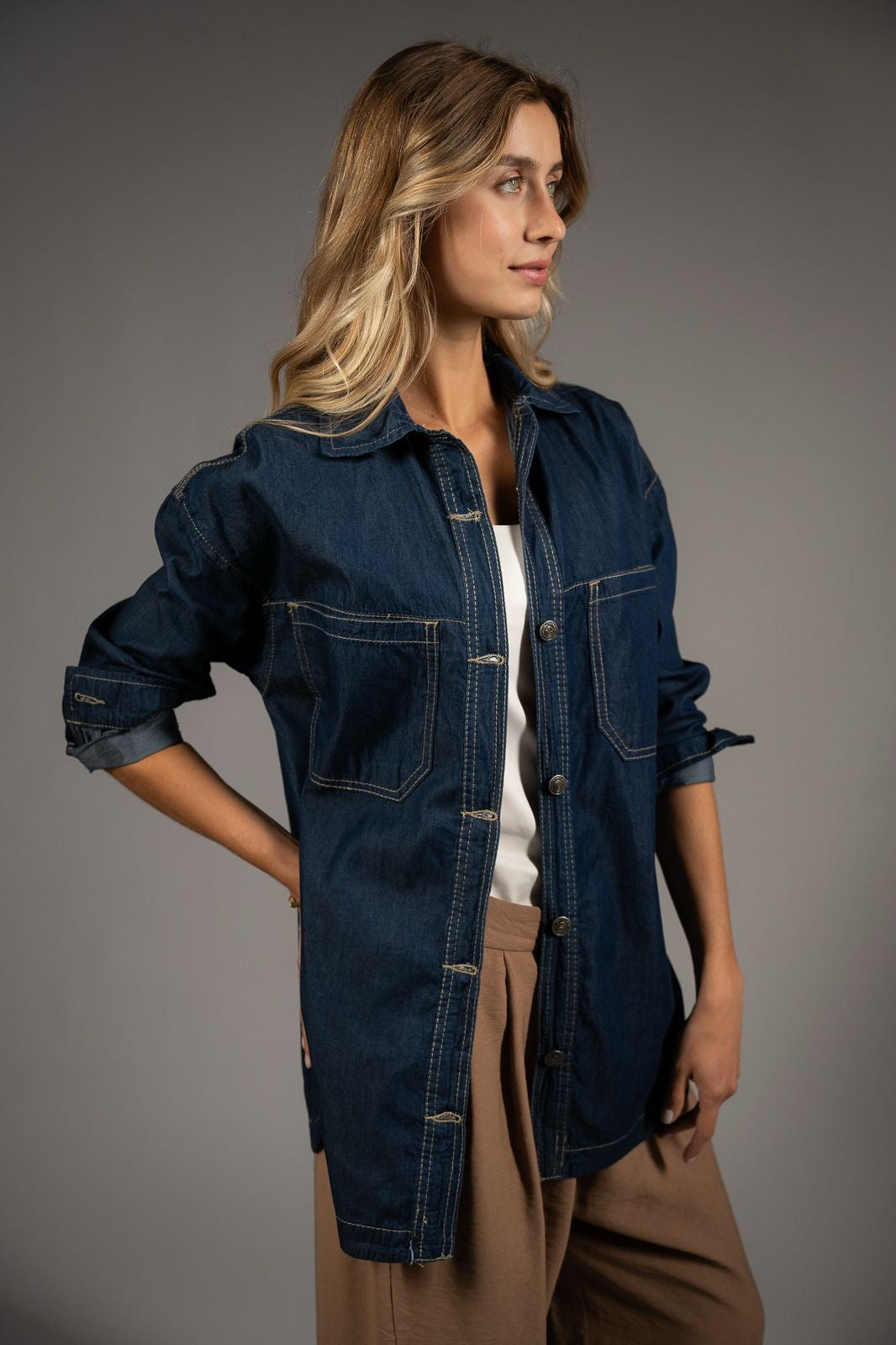 Light denim shirt