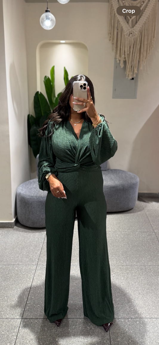 Plisse Jumpsuit