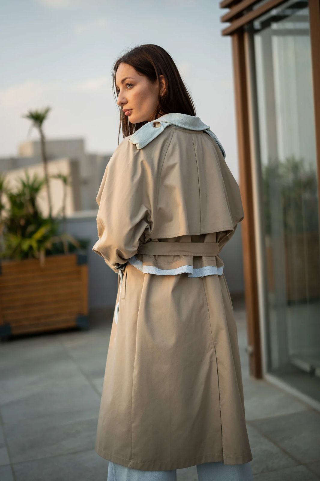 2 in 1 trench coat