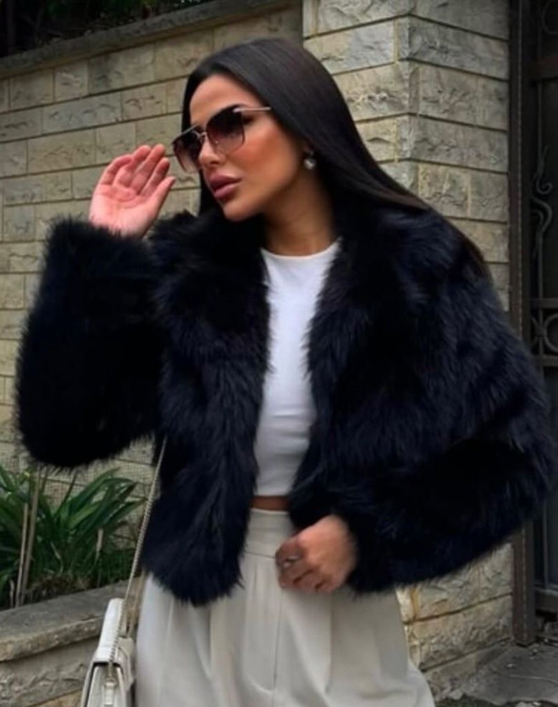 Cropped Fur Coat