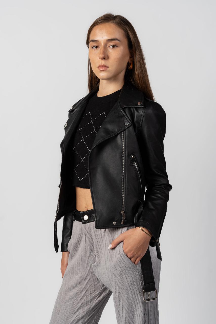 Biker leather jacket